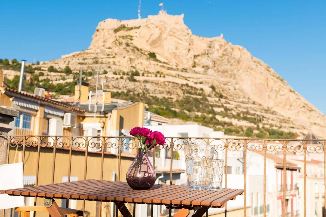 Alc - Stylish Studio With Fantastic Terrace, Old Town Alicante Luaran gambar